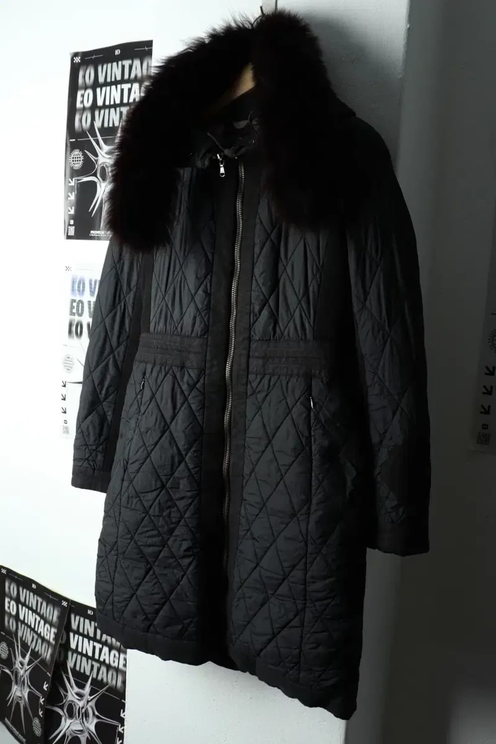 W(S-M) 브랜드빈티지 패딩 점퍼자켓 럭키슈에뜨 럭슈 롱-15B29 상품이미지1