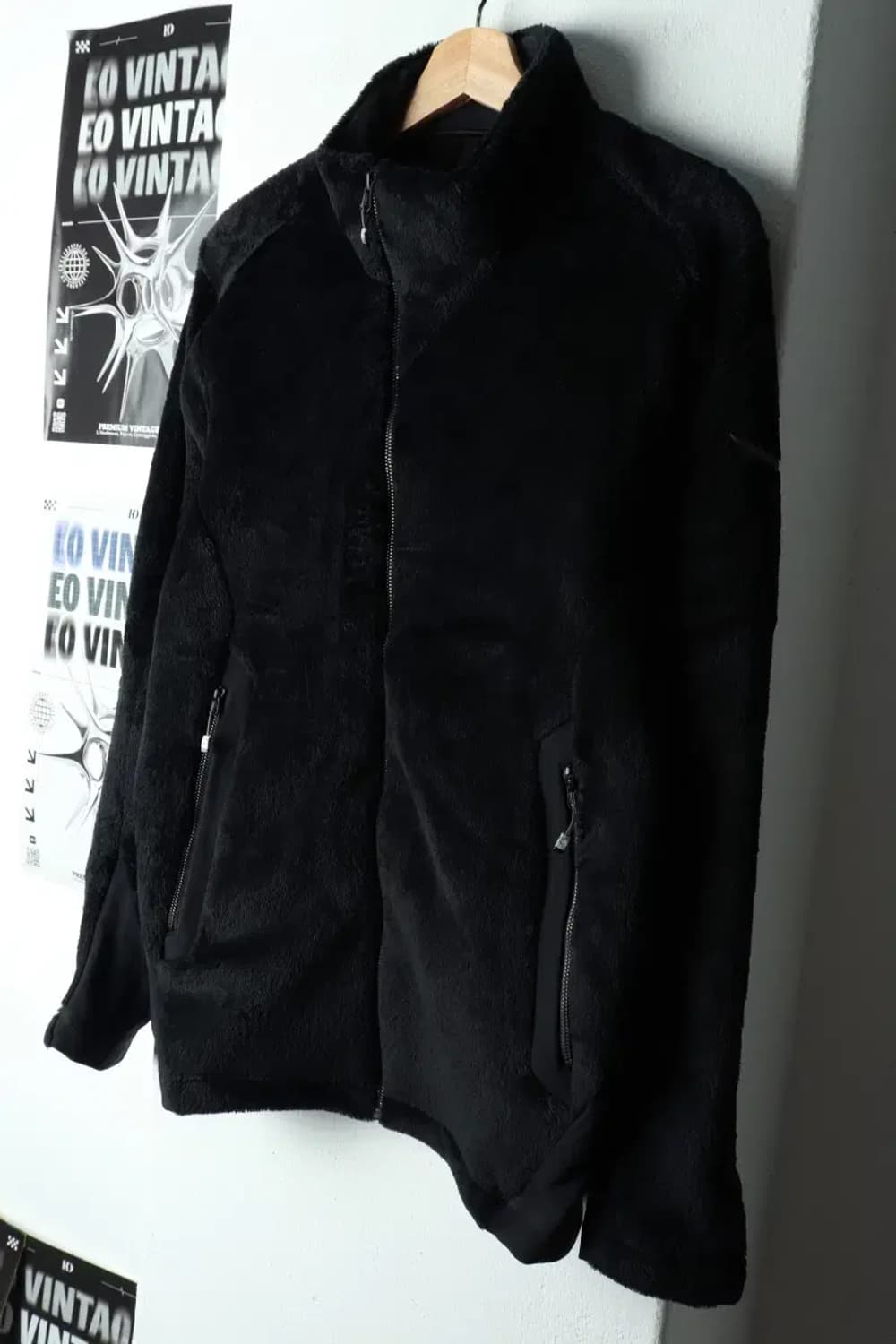 (XL) 살레와 집업 바람막이 점퍼자켓 후리스 블랙 플리스-15B2B 상품이미지1