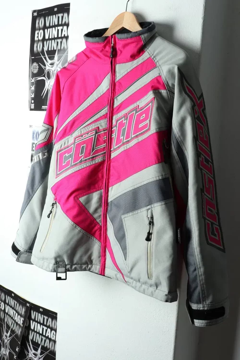 W(M-L) 브랜드빈티지 집업 바람막이 점퍼자켓 캐슬 라이더-15B32 상품이미지1