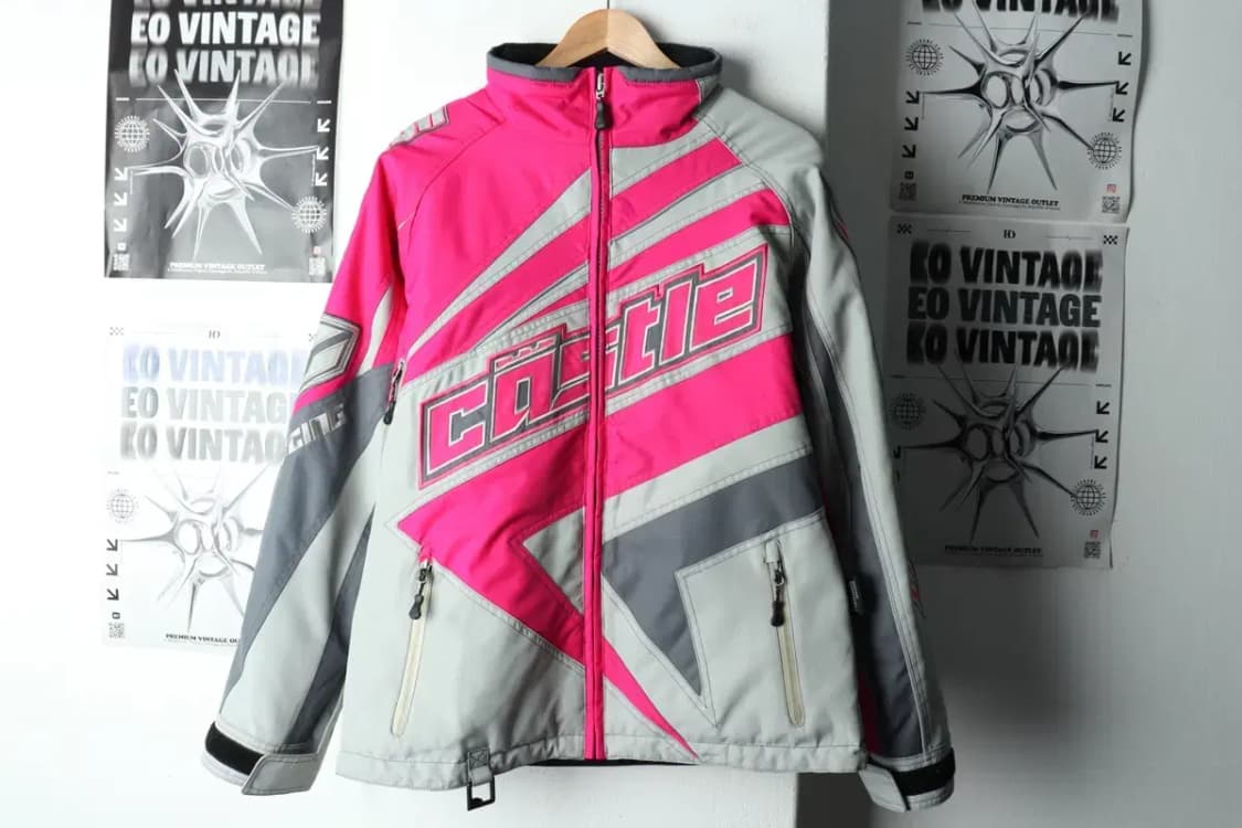 W(M-L) 브랜드빈티지 집업 바람막이 점퍼자켓 캐슬 라이더-15B32 상품이미지2