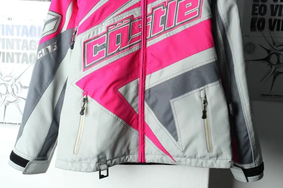 W(M-L) 브랜드빈티지 집업 바람막이 점퍼자켓 캐슬 라이더-15B32 상품이미지4