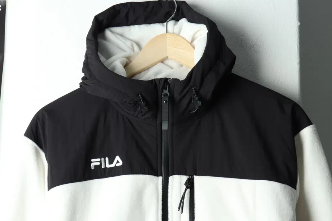 (M-L) 휠라 집업 바람막이 점퍼자켓 후리스 후드 범고래-15B33 상품이미지3