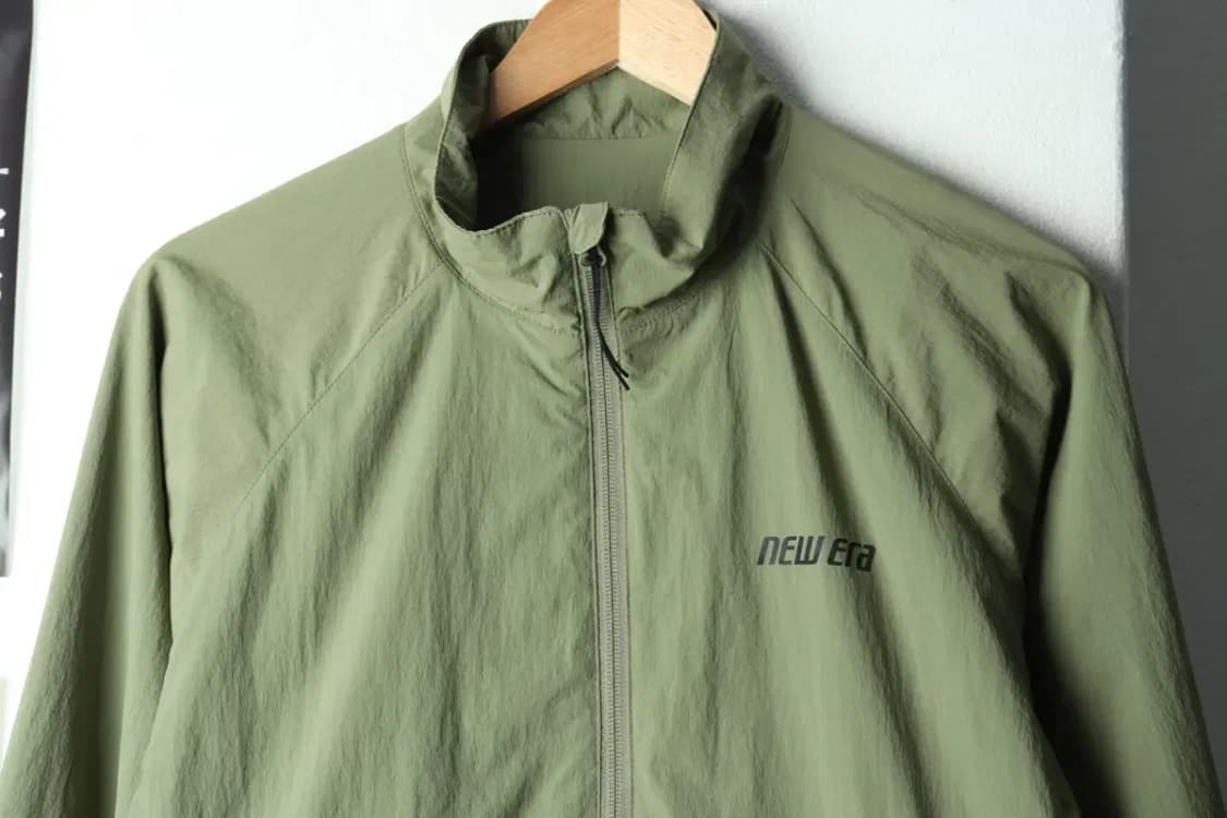 (S-M) 뉴에라 집업 바람막이 점퍼자켓 카키 올드스쿨-15B3D 상품이미지3