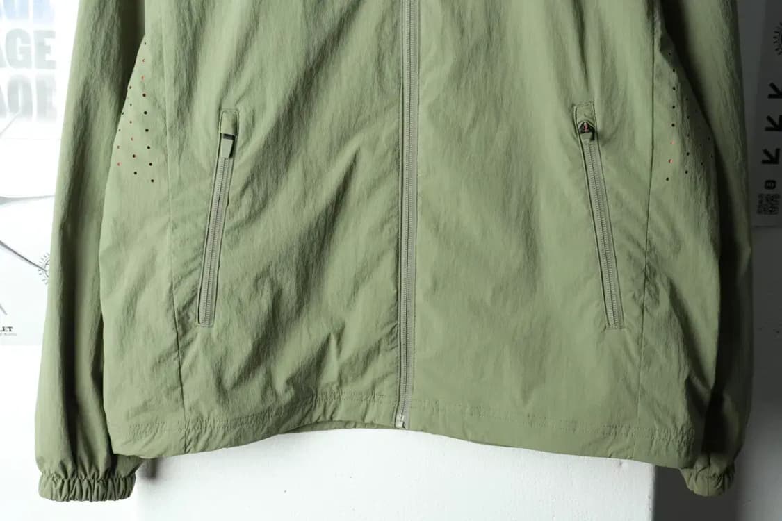 (S-M) 뉴에라 집업 바람막이 점퍼자켓 카키 올드스쿨-15B3D 상품이미지4