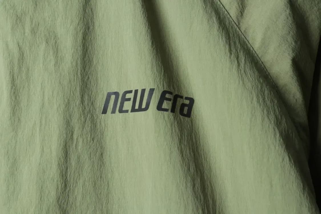 (S-M) 뉴에라 집업 바람막이 점퍼자켓 카키 올드스쿨-15B3D 상품이미지5