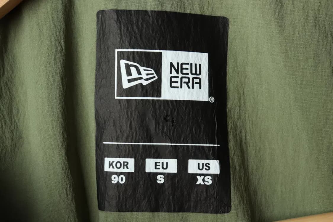 (S-M) 뉴에라 집업 바람막이 점퍼자켓 카키 올드스쿨-15B3D 상품이미지7