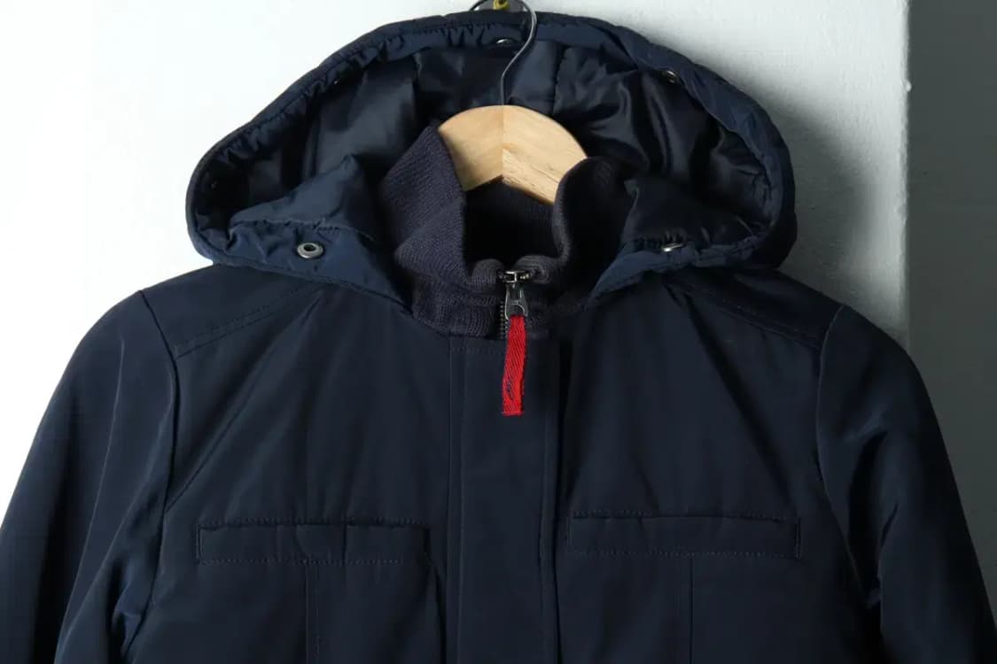 W(S-M) 타미힐피거 패딩 점퍼자켓 네이비 올드스쿨 기본핏-15B9B 상품이미지3