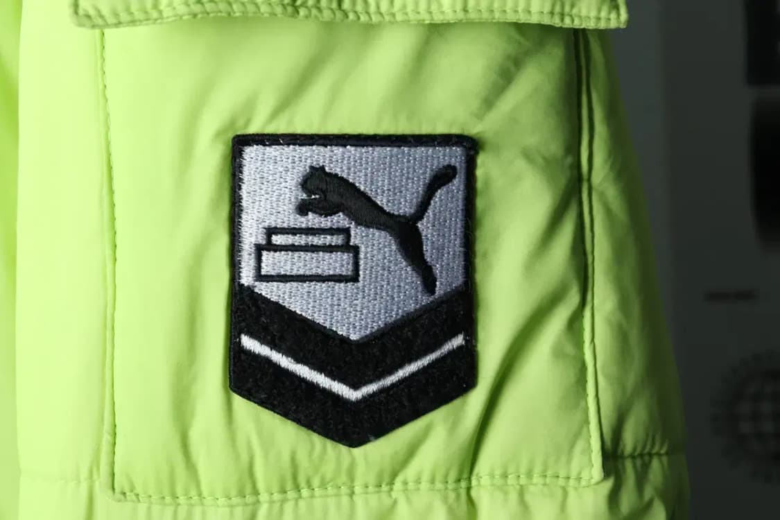 W(S) 퓨마 패딩 점퍼자켓 연그린 롱 올드스쿨-15B9C 상품이미지6