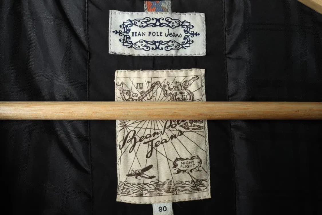 W(M-L) 빈폴 패딩 점퍼자켓 블랙 토끼털 롱-15B9D 상품이미지6