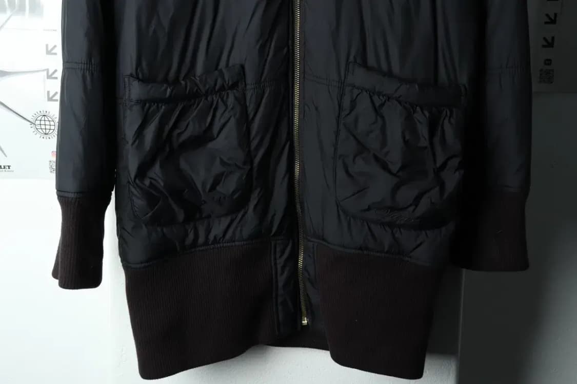 W(M) 반스 패딩 점퍼자켓 블랙 롱 올드스쿨-15B9F 상품이미지4