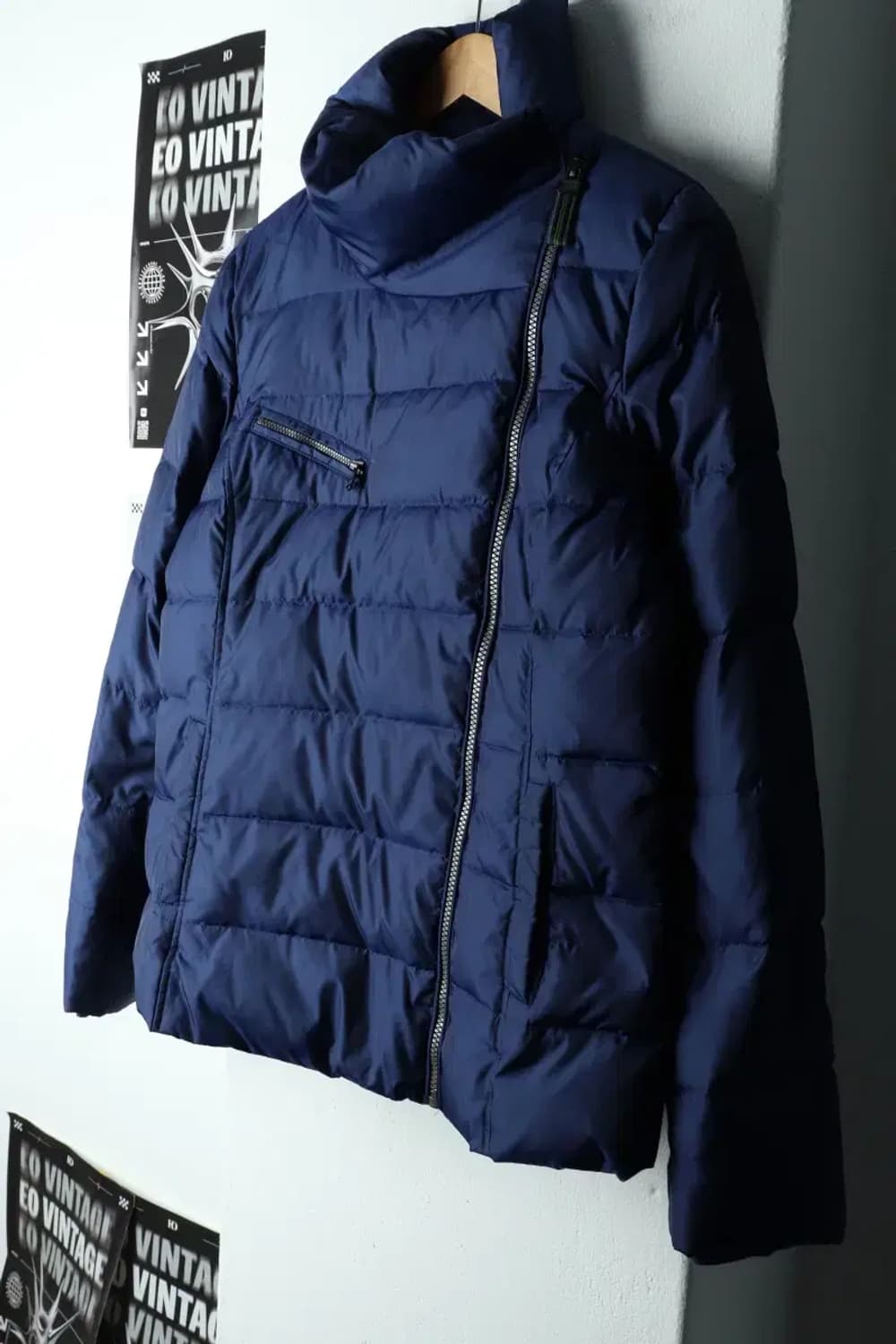 W(M-L) 브랜드빈티지 패딩 점퍼자켓 앤드류마크 네이비-15BA2 상품이미지1