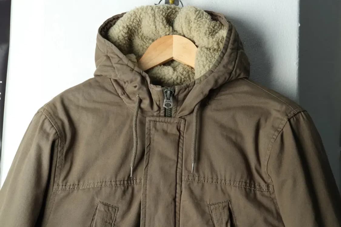 (M) 브랜드빈티지 패딩 점퍼자켓 야상 기모 양털 개파카-15BA3 상품이미지3