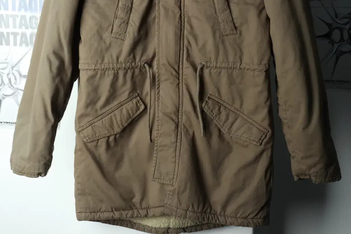 (M) 브랜드빈티지 패딩 점퍼자켓 야상 기모 양털 개파카-15BA3 상품이미지4