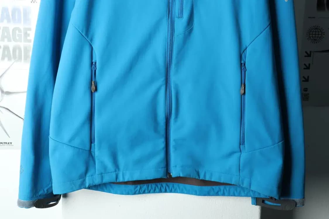 (L) 살로몬 집업 바람막이 점퍼자켓 기능성 연블루 기모-15BA4 상품이미지4