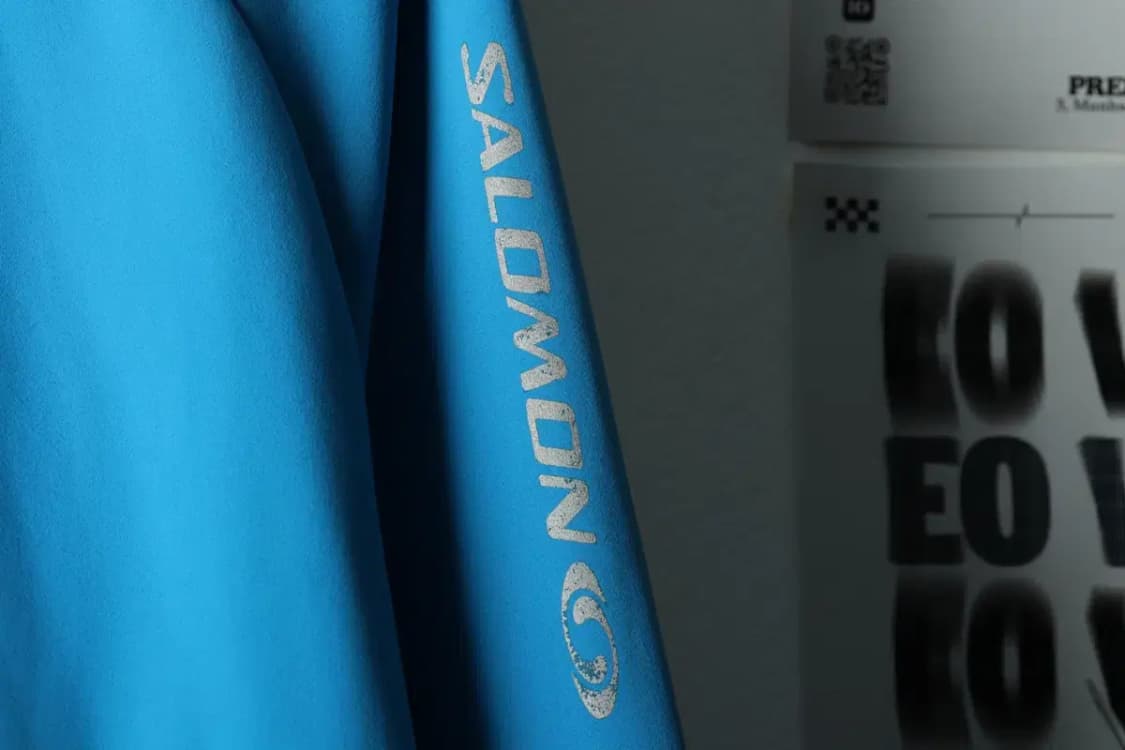 (L) 살로몬 집업 바람막이 점퍼자켓 기능성 연블루 기모-15BA4 상품이미지5