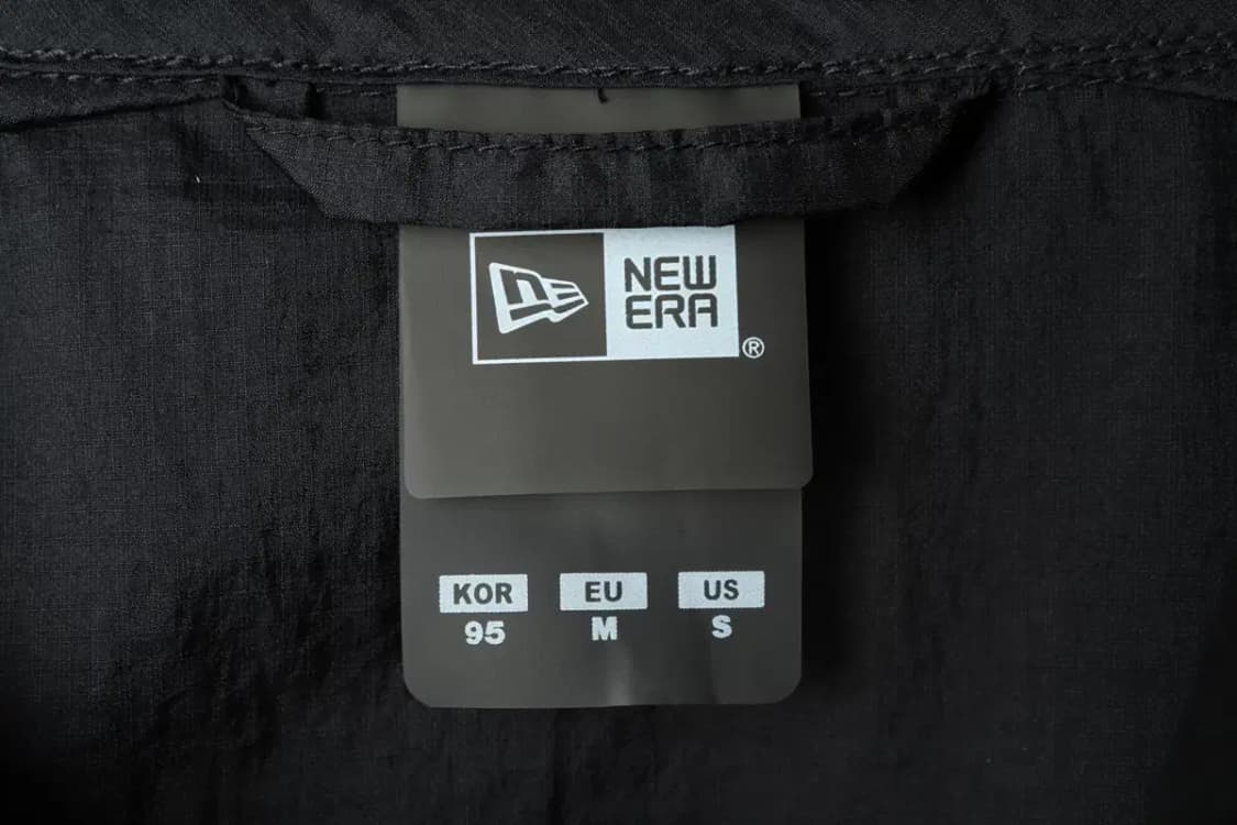 (M) 뉴에라 집업 바람막이 점퍼자켓 새상품 테크 경량 블랙-15BA5 상품이미지8