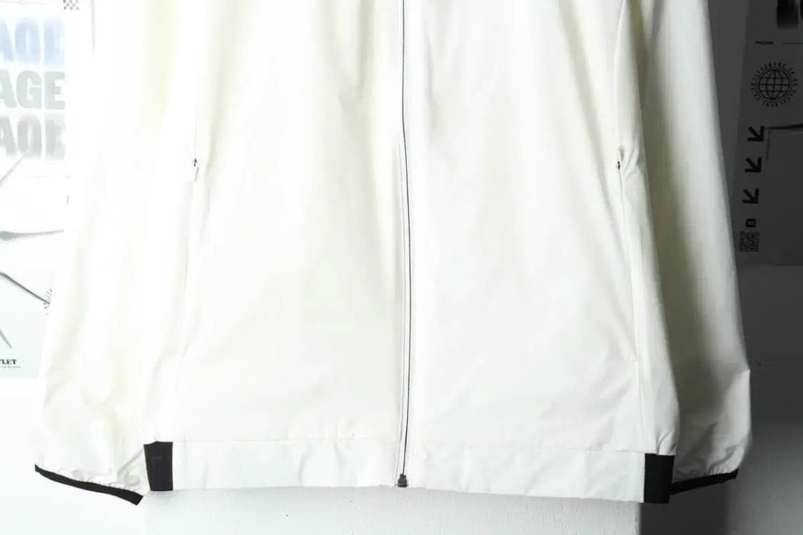 (L) 빈폴 집업 바람막이 점퍼자켓 새상품 기능성 화이트-15BA8 상품이미지4