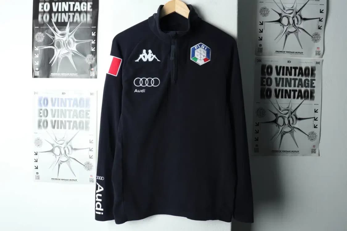 (L) 카파 카라 긴팔티셔츠 후리스 기모 이탈리아 스키팀-15BAB 상품이미지2