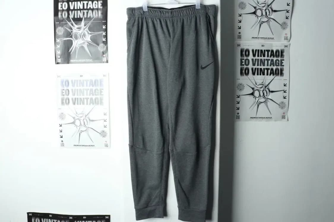 (XL) 나이키 트레이닝복 바지 기모 그레이 조거-21D6 상품이미지2
