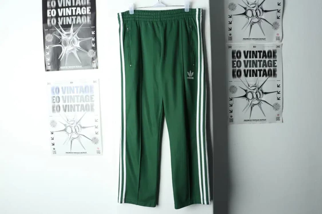 W(L) 아디다스 트레이닝복 바지 유로파 그린-21D9 상품이미지2