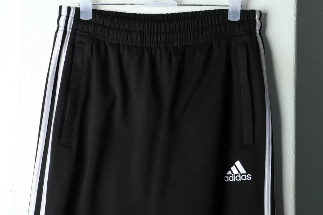 (L) 아디다스 트레이닝복 바지 블랙 삼선 기모-21DC 상품이미지3