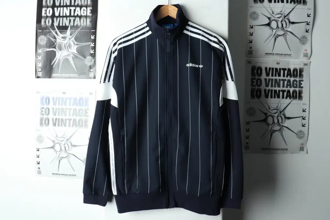 (L) 아디다스 집업 바람막이 점퍼자켓 새상품 스트라이프 도쿄-15B42 상품이미지2