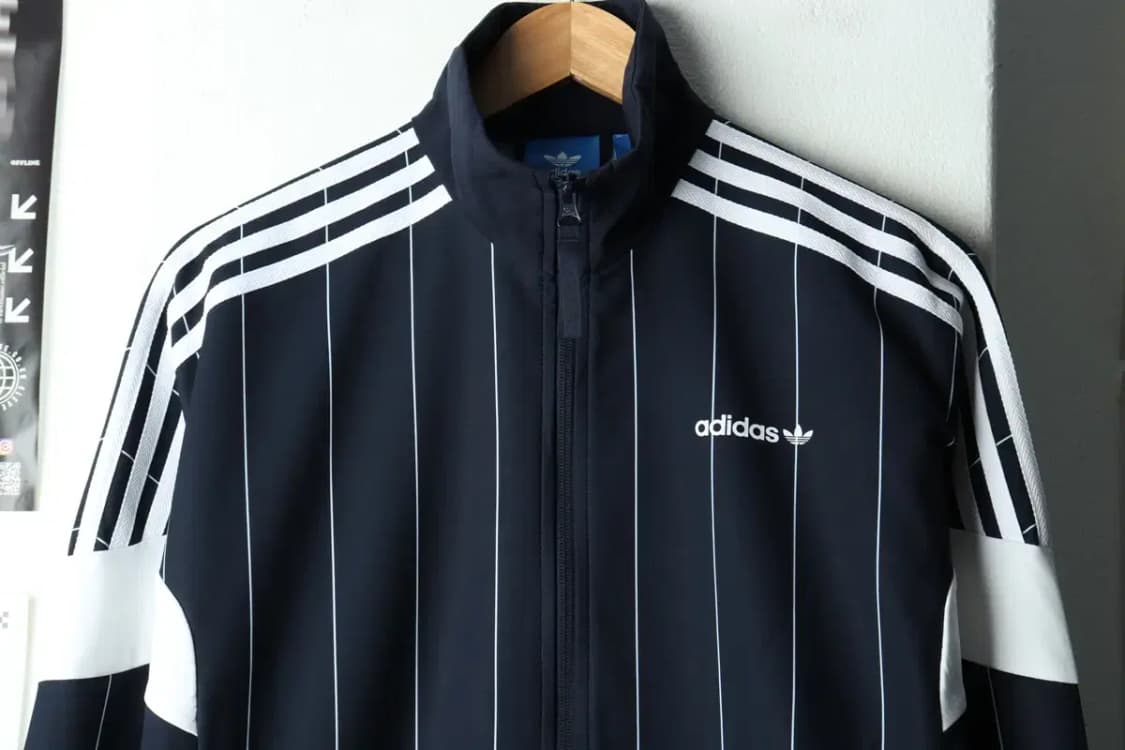 (L) 아디다스 집업 바람막이 점퍼자켓 새상품 스트라이프 도쿄-15B42 상품이미지3