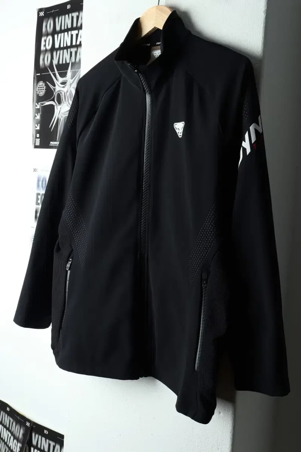 (XL) 다이나핏 집업 바람막이 점퍼자켓 블랙 기모 올드스쿨-15B45 상품이미지1