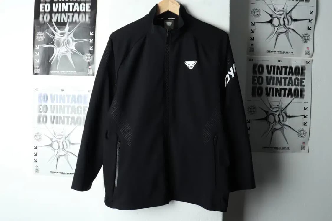 (XL) 다이나핏 집업 바람막이 점퍼자켓 블랙 기모 올드스쿨-15B45 상품이미지2