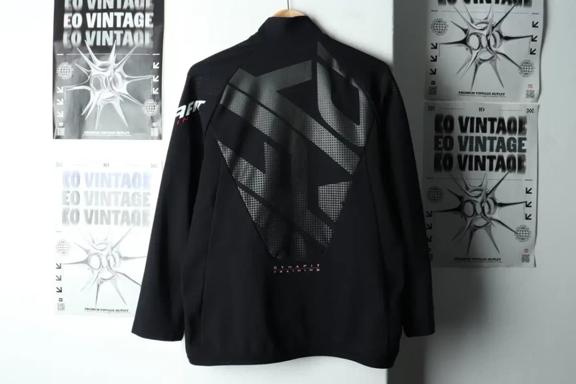 (XL) 다이나핏 집업 바람막이 점퍼자켓 블랙 기모 올드스쿨-15B45 상품이미지7