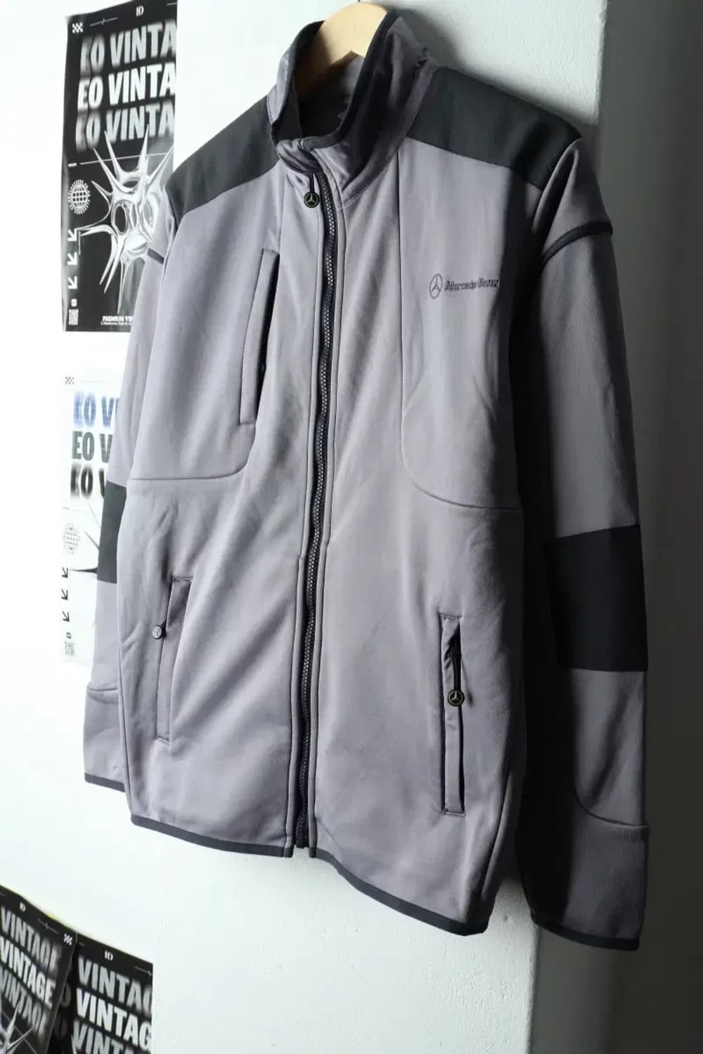 (L-XL) 브랜드빈티지 집업 바람막이 점퍼자켓 메르세데스-15B46 상품이미지1