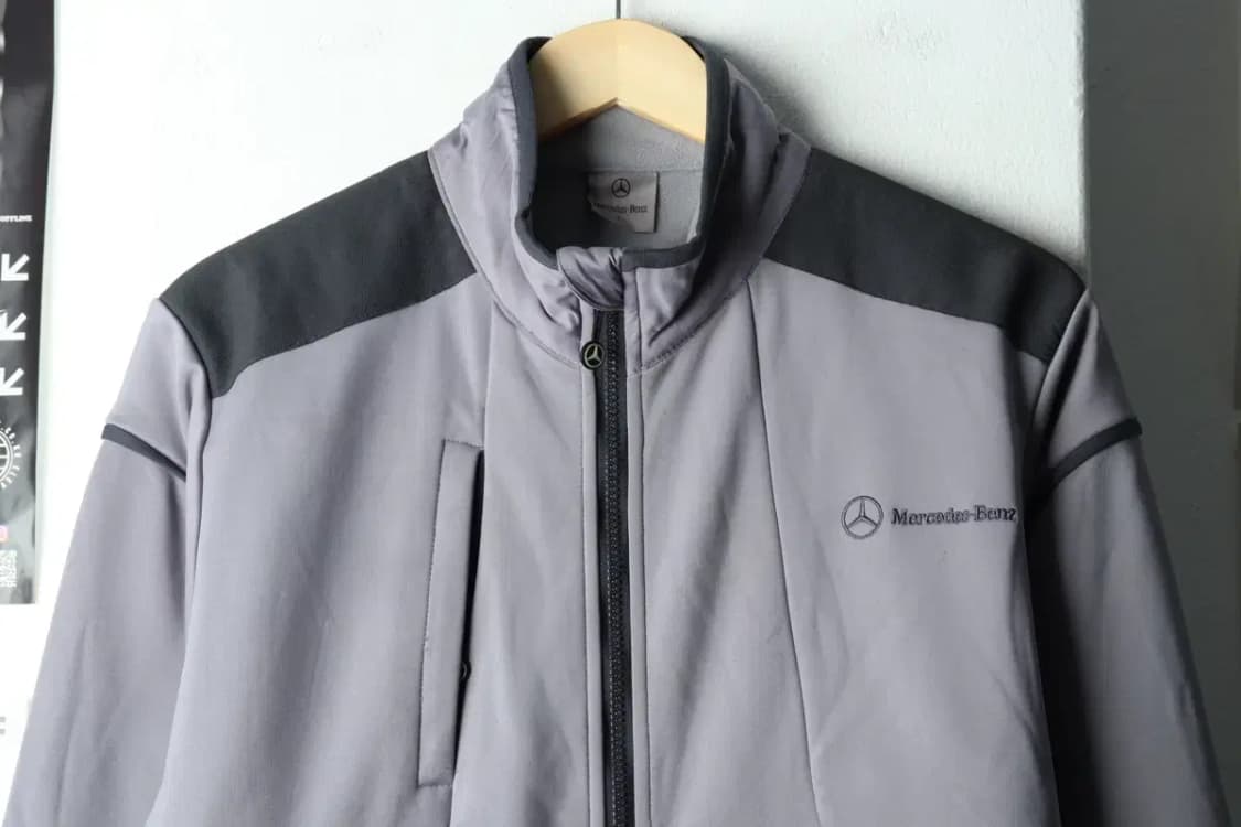 (L-XL) 브랜드빈티지 집업 바람막이 점퍼자켓 메르세데스-15B46 상품이미지3