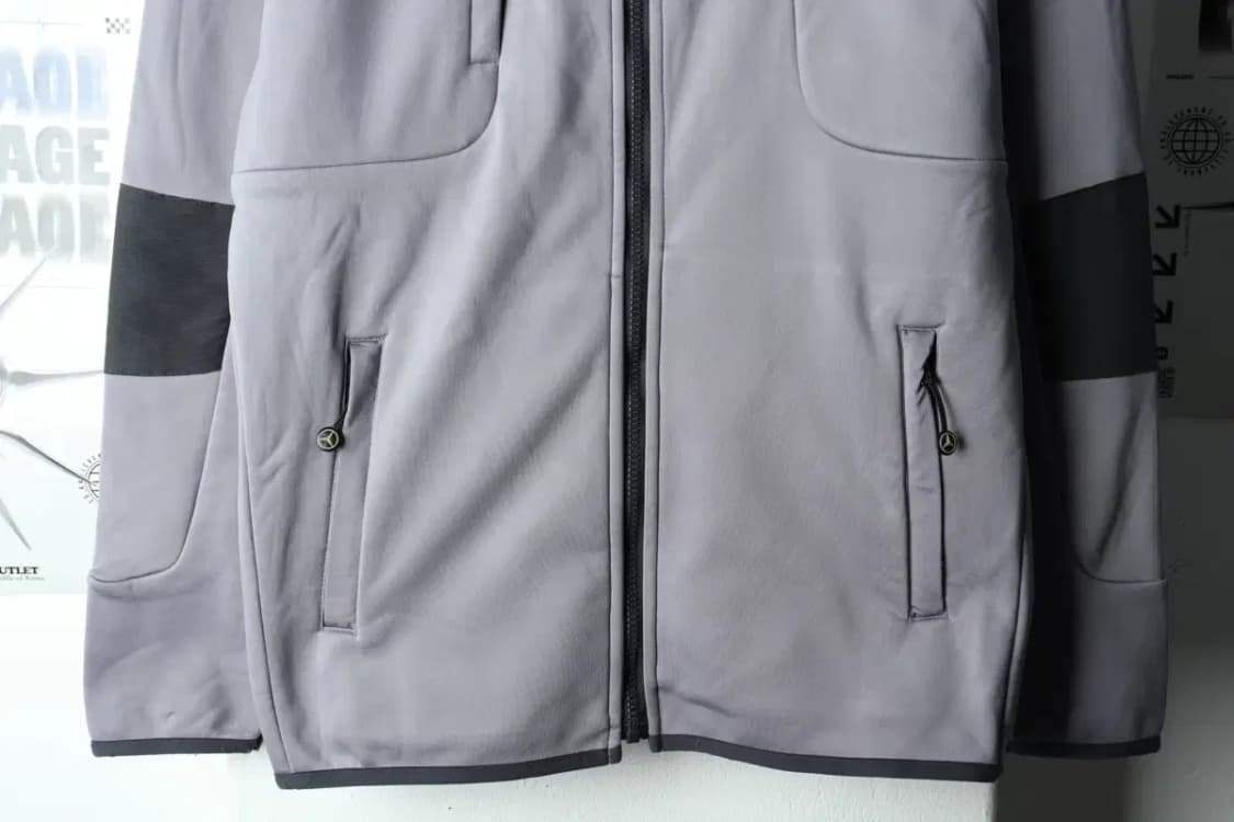 (L-XL) 브랜드빈티지 집업 바람막이 점퍼자켓 메르세데스-15B46 상품이미지4