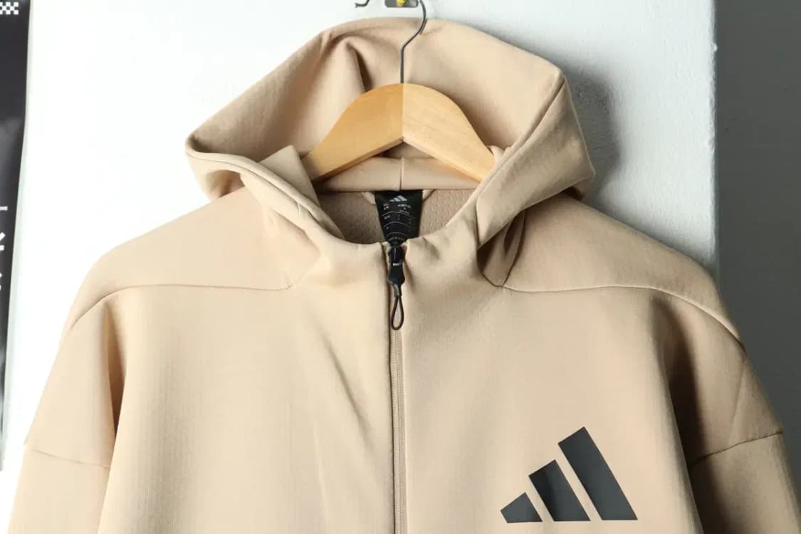 (L) 아디다스 후드집업 새상품 기능성 베이지-15B48 상품이미지3