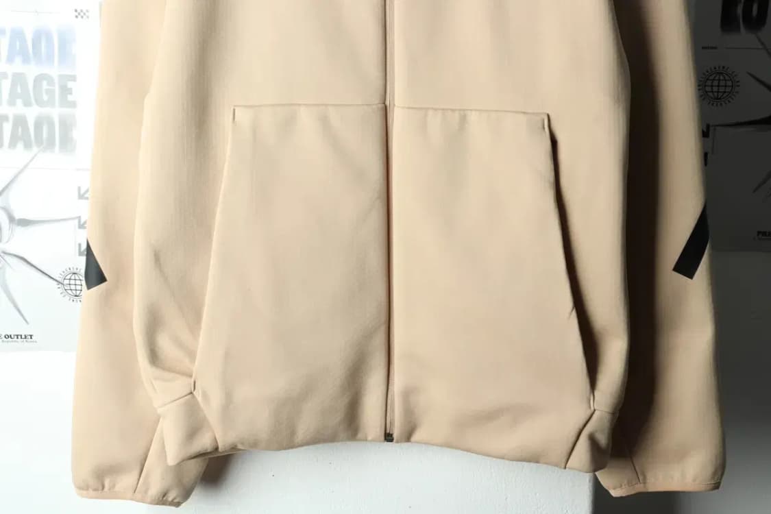 (L) 아디다스 후드집업 새상품 기능성 베이지-15B48 상품이미지4