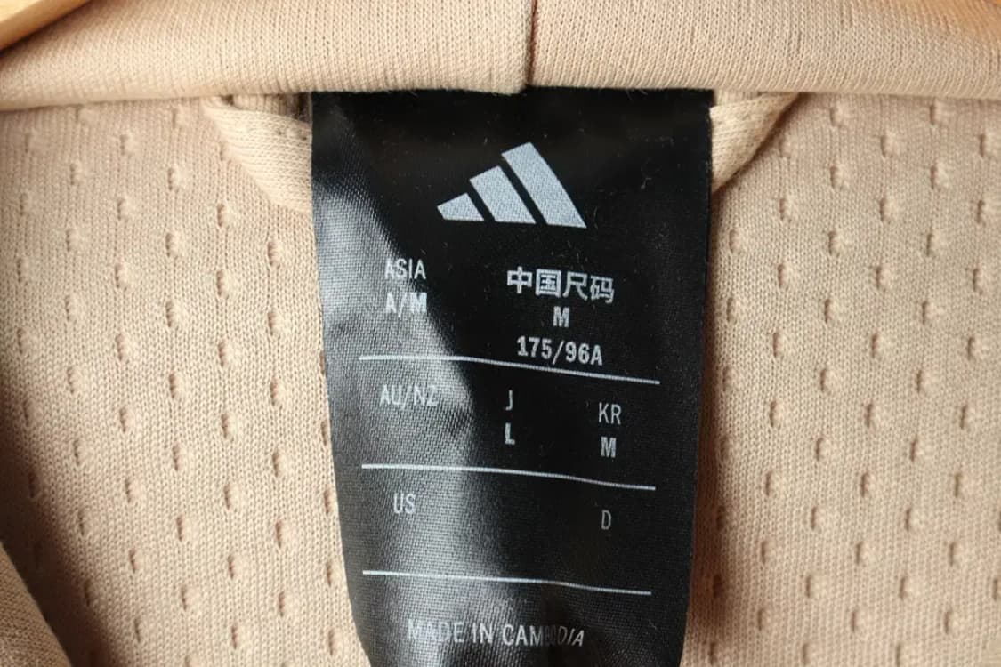 (L) 아디다스 후드집업 새상품 기능성 베이지-15B48 상품이미지7