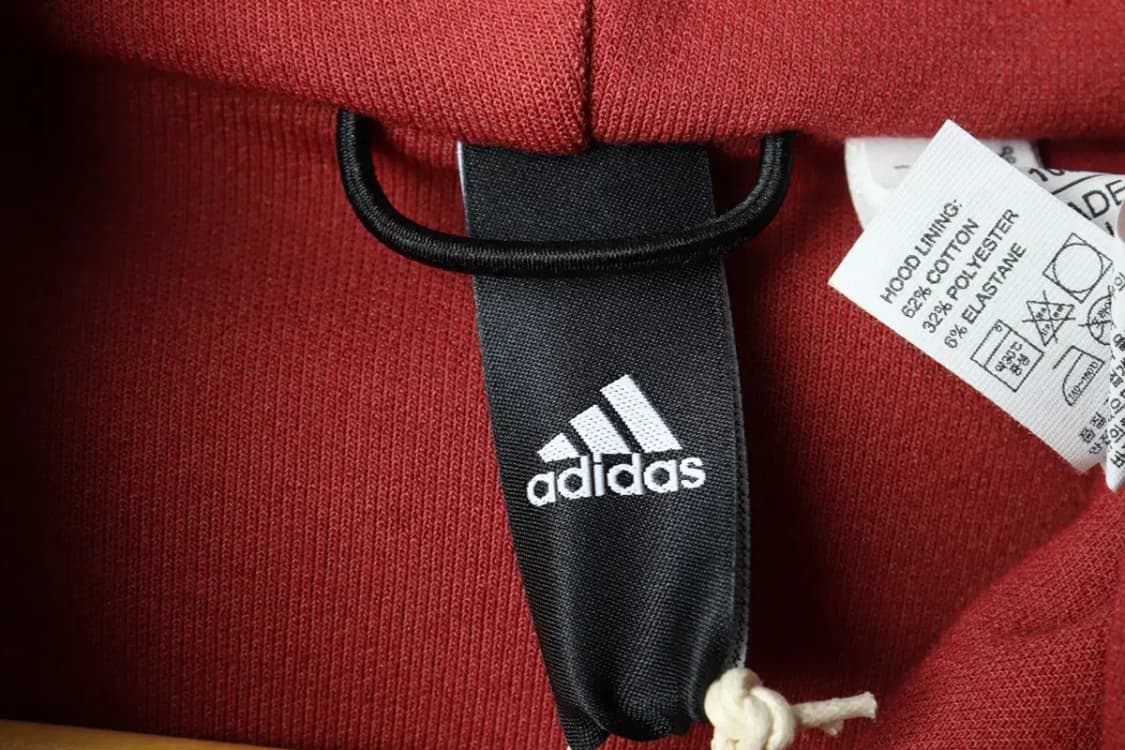 (L) 아디다스 후드집업 새상품 버건디 올드스쿨-15B49 상품이미지7