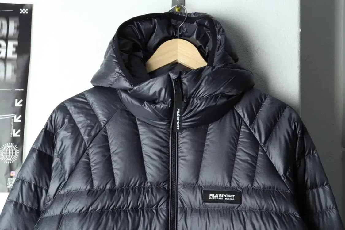 (S-M) 휠라 패딩 점퍼자켓 구스다운 아노락 경량 거위털-15B55 상품이미지3