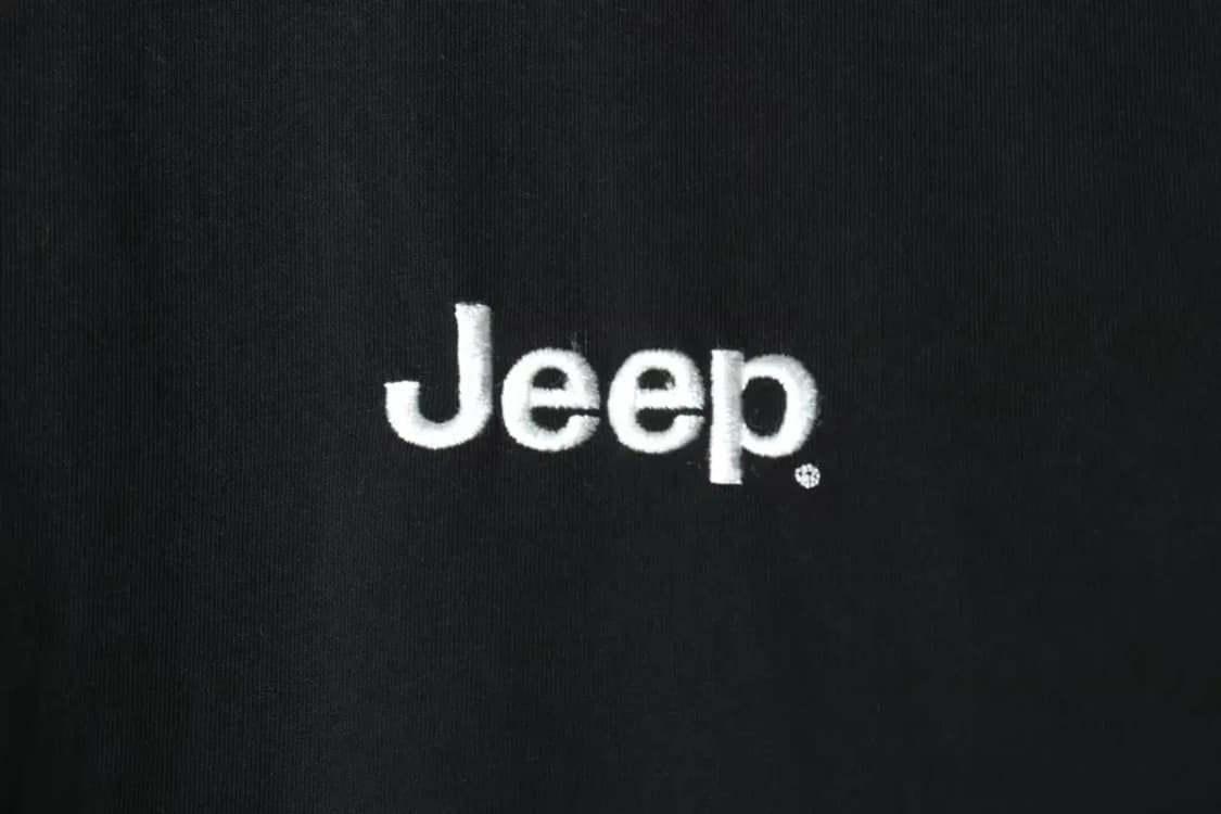 (M) 지프 긴팔티셔츠 블랙 로고-15B57 상품이미지6