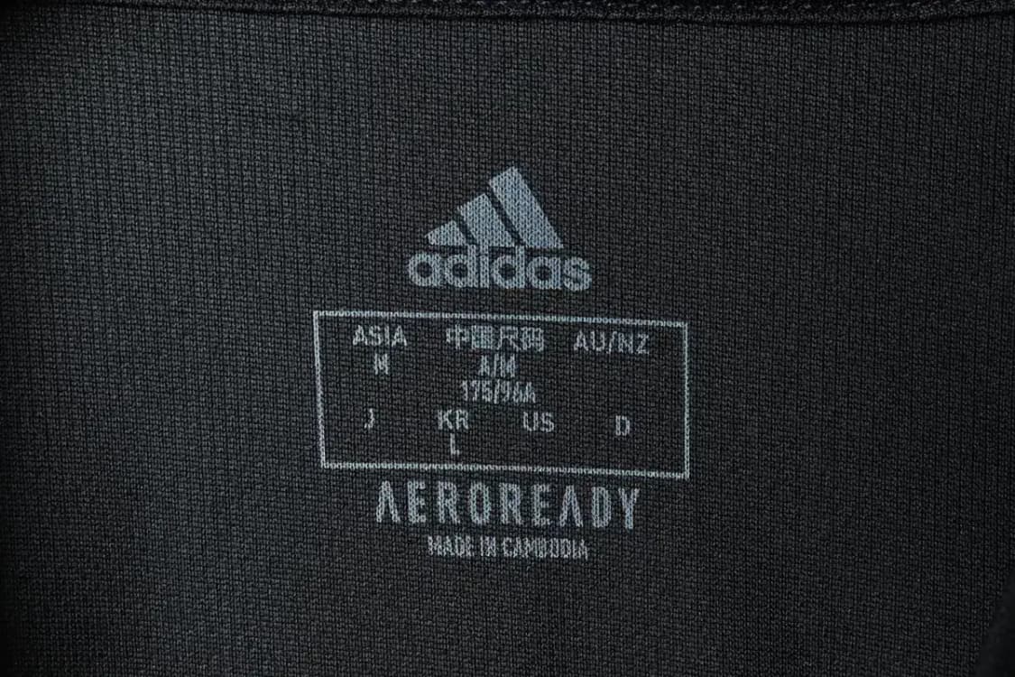 (L) 아디다스 긴팔티셔츠 블랙 삼선-15B58 상품이미지6