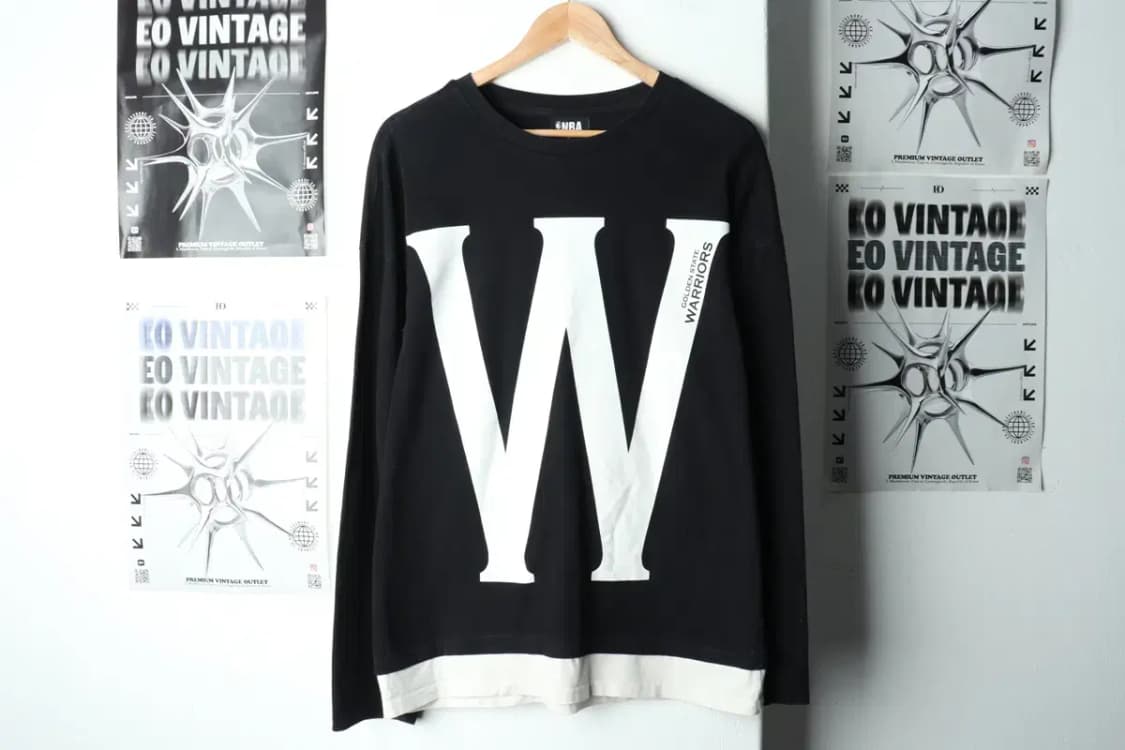 (M-XL) NBA 엔비에이 긴팔티셔츠 골든스테이트워리어스-15B59 상품이미지2