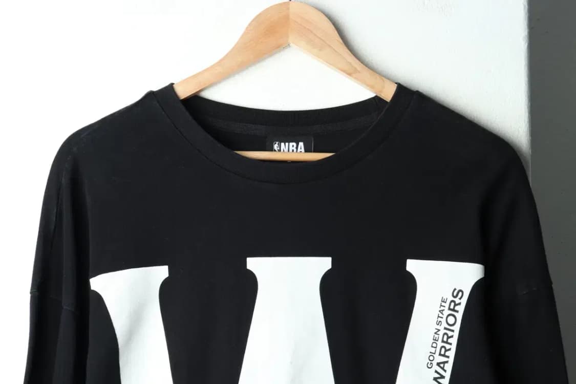 (M-XL) NBA 엔비에이 긴팔티셔츠 골든스테이트워리어스-15B59 상품이미지3