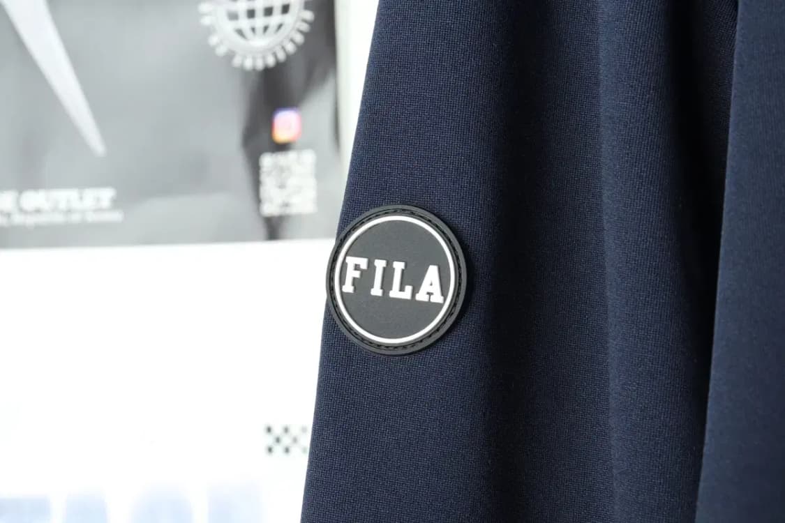 (XL) 휠라 카라 긴팔티셔츠 네이비 기능성 기모-15B5A 상품이미지6