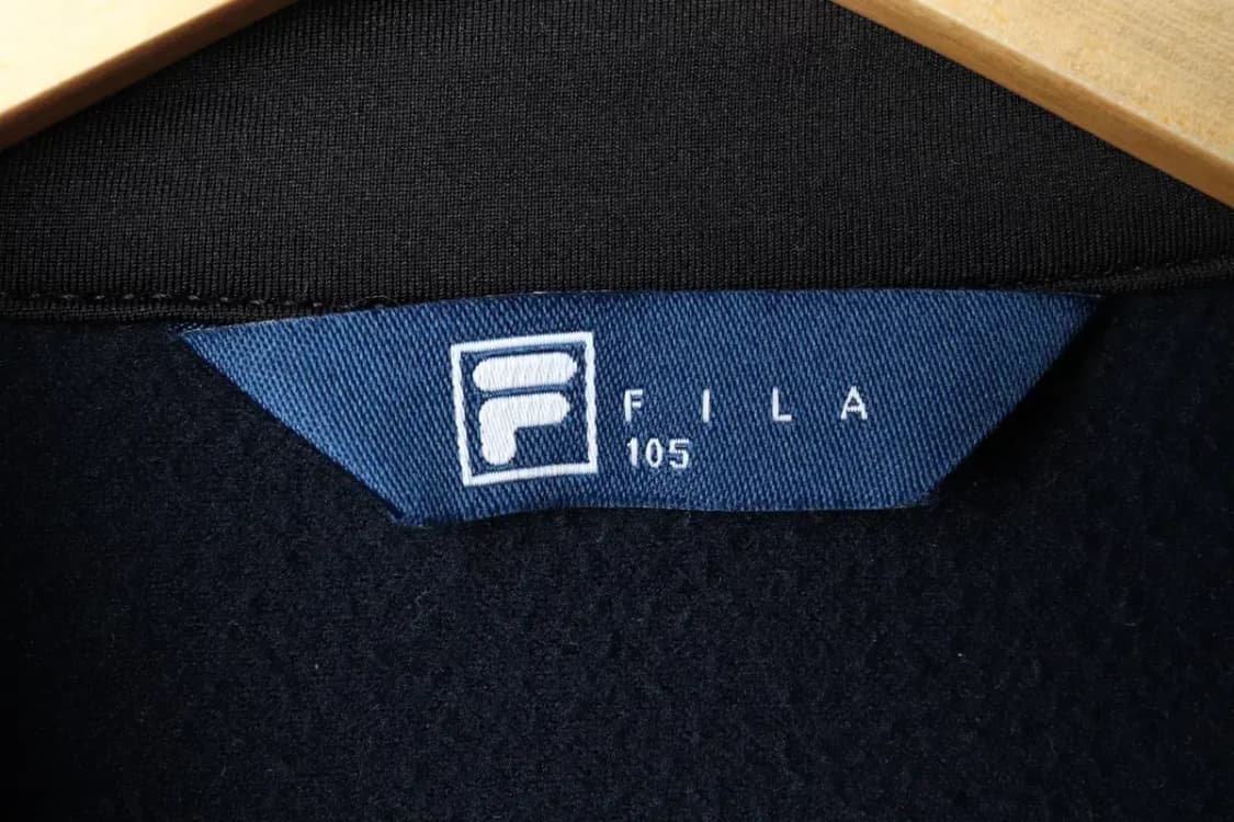 (XL) 휠라 카라 긴팔티셔츠 네이비 기능성 기모-15B5A 상품이미지7