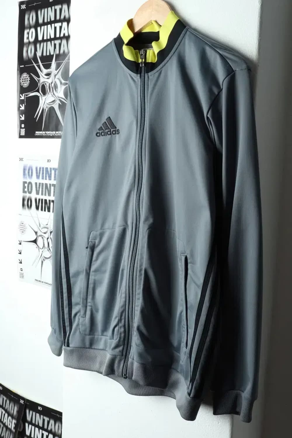 (2XL) 아디다스 집업 바람막이 점퍼자켓 빅사이즈 그레이-15B5D 상품이미지1