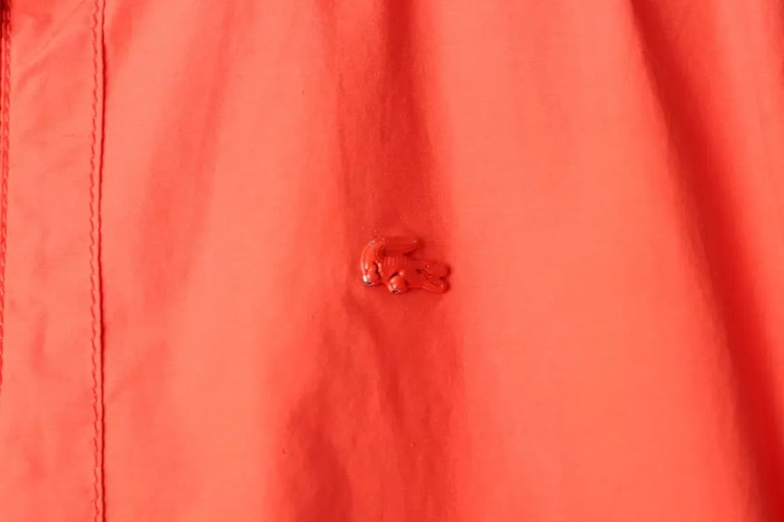 (XL) 라코스테 집업 바람막이 점퍼자켓 주황 올드스쿨-15B5F 상품이미지5