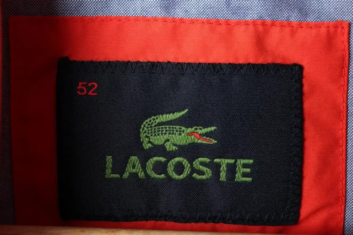 (XL) 라코스테 집업 바람막이 점퍼자켓 주황 올드스쿨-15B5F 상품이미지6