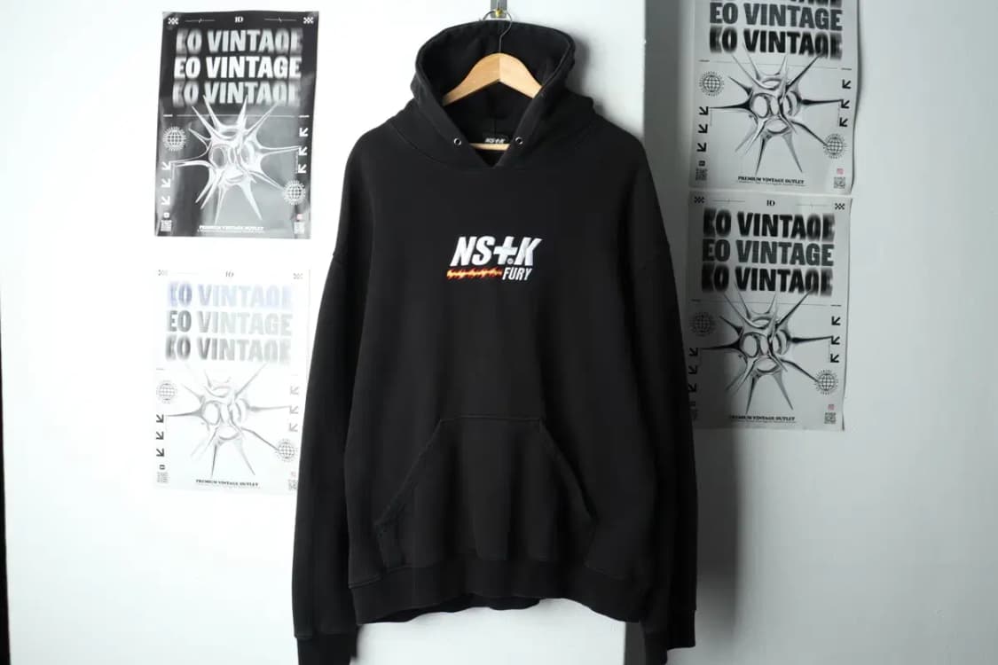 (XL) 네스티킥 후드티셔츠 블랙 기모 올드스쿨-15B64 상품이미지2