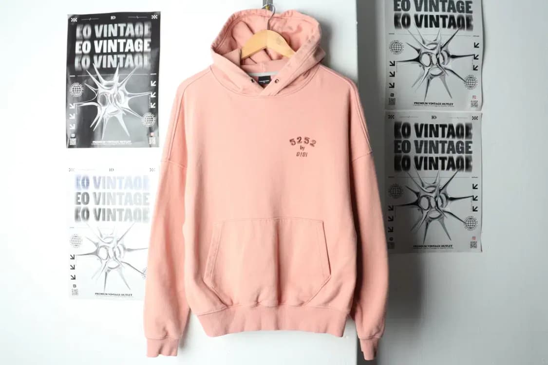 (M) 오아이오아이 후드티셔츠 핑크 로고 올드스쿨-15B65 상품이미지2