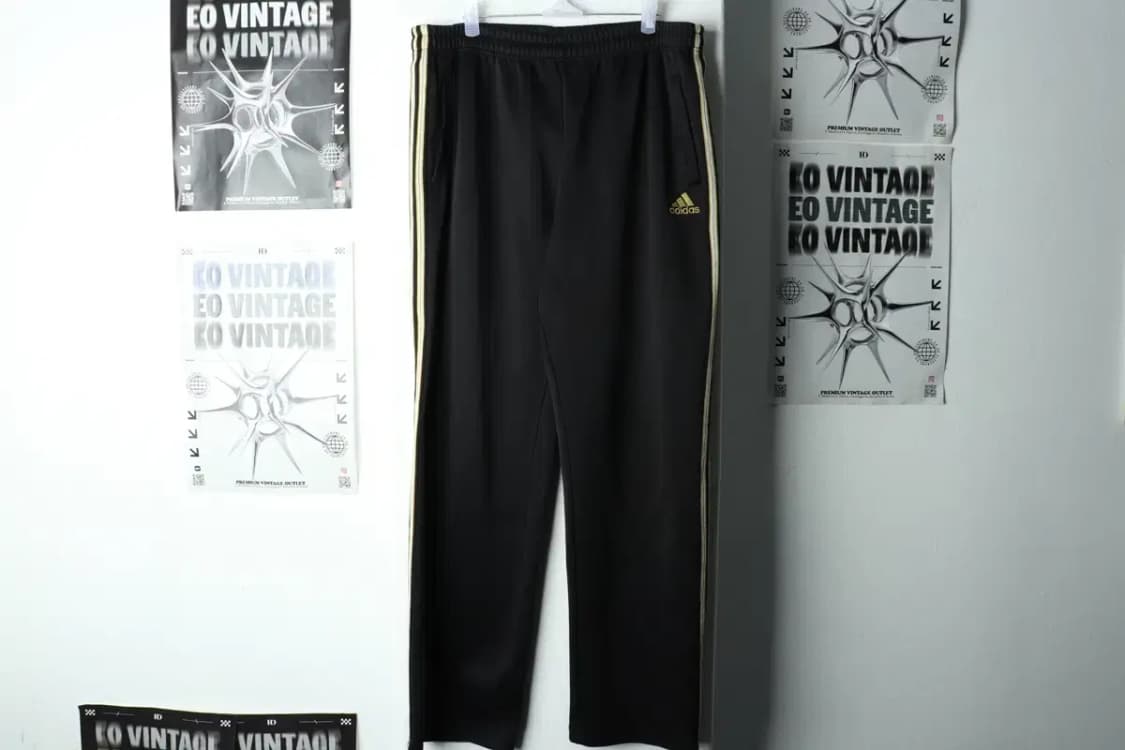 (XL) 아디다스 트레이닝복 바지 금장 기모 두툼 삼선 한정판-21E0 상품이미지2